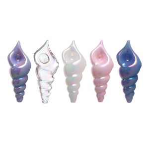 Assorted Seashell Hand Pipes - 10ct Egg Jar [VLJAR10]